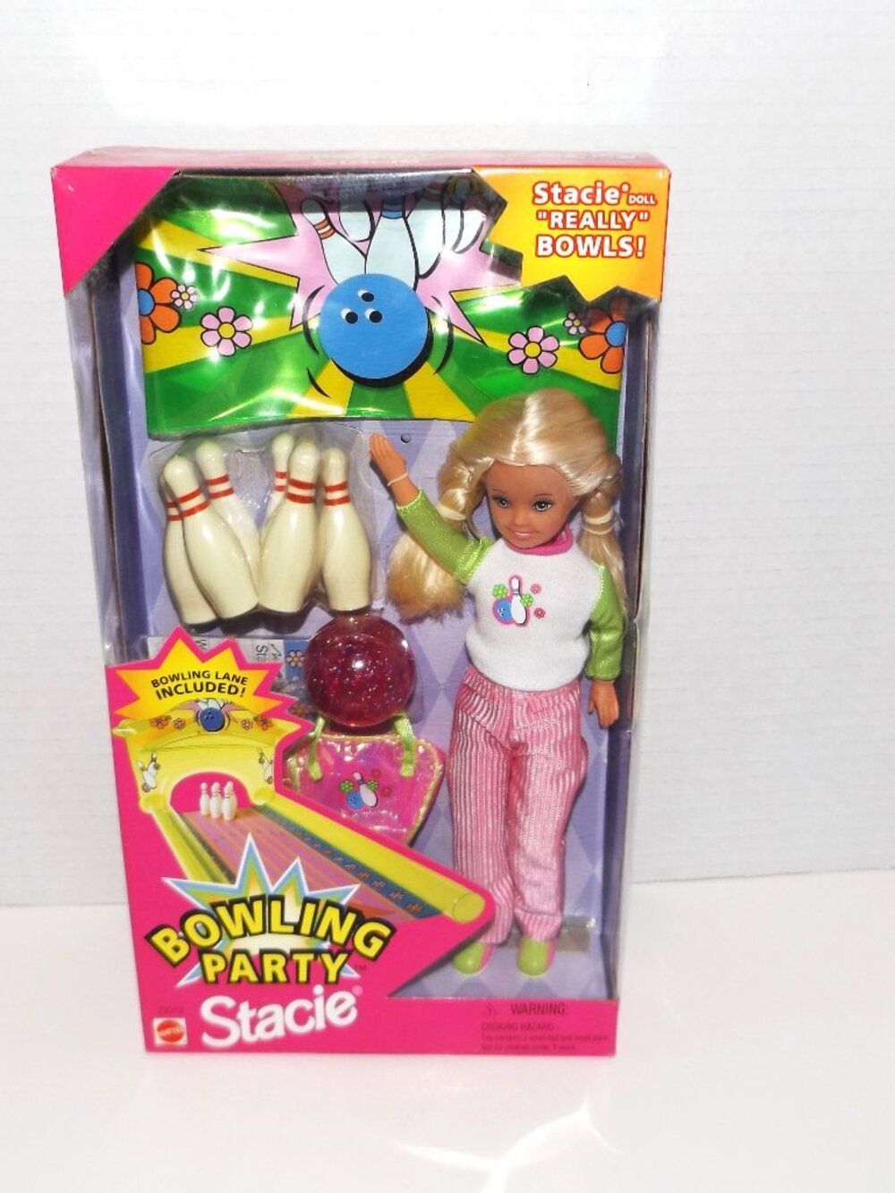 1998 Mattel Bowling Party Stacie Fashion Doll 22013 Factory Sealed